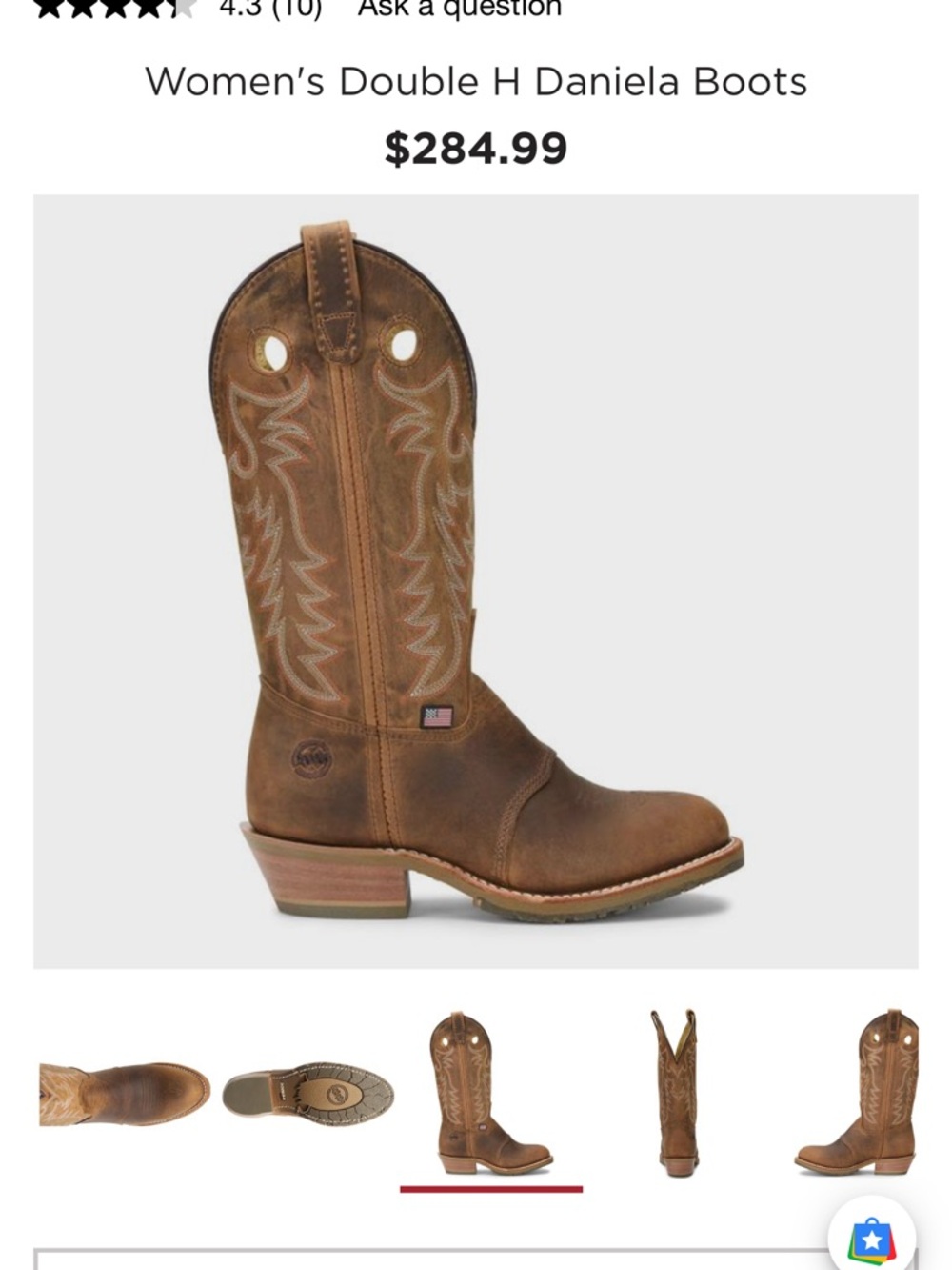 Double H Daniela Boots